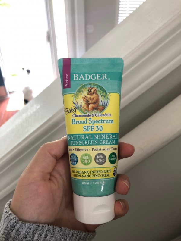 non-toxic baby sunscreen